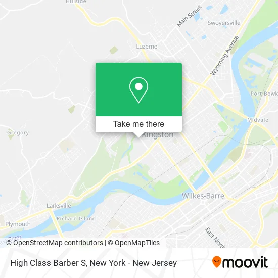 High Class Barber S map