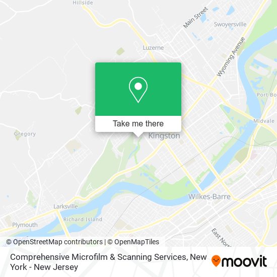 Comprehensive Microfilm & Scanning Services map