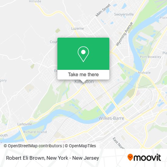 Robert Eli Brown map