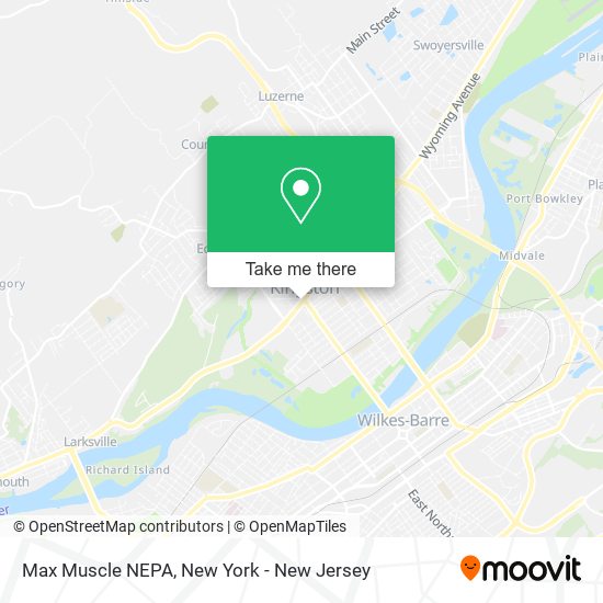 Max Muscle NEPA map