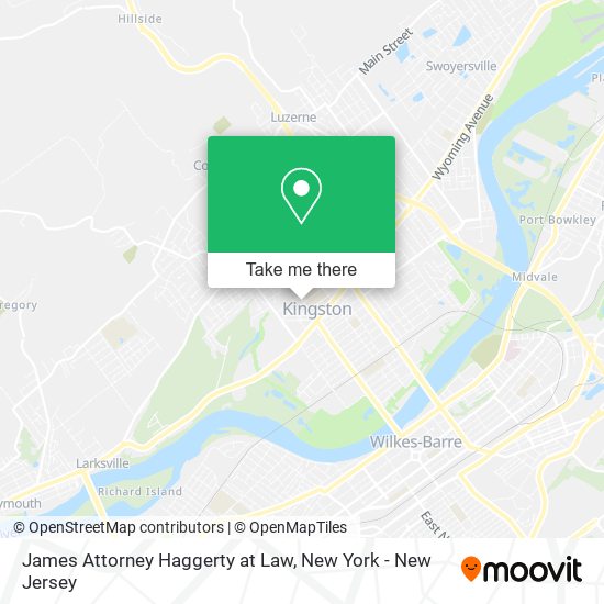 James Attorney Haggerty at Law map