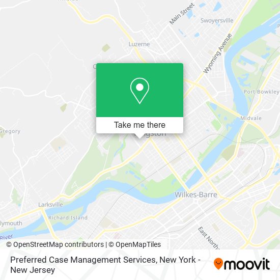 Mapa de Preferred Case Management Services
