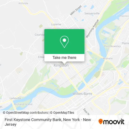 First Keystone Community Bank map