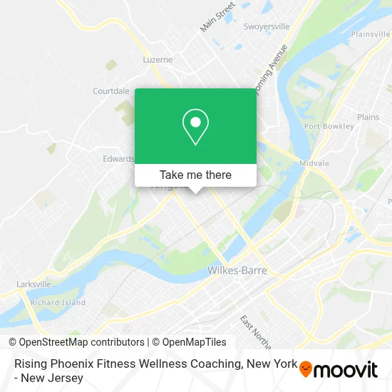 Rising Phoenix Fitness Wellness Coaching map