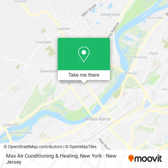Max Air Conditioning & Heating map