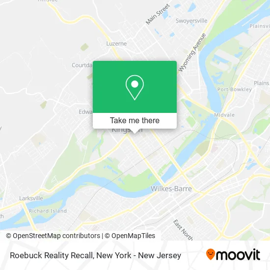 Roebuck Reality Recall map