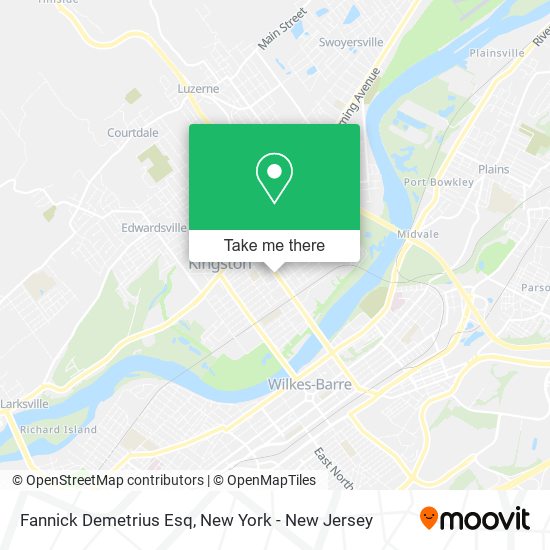 Mapa de Fannick Demetrius Esq