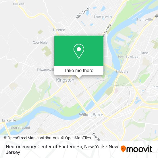 Neurosensory Center of Eastern Pa map