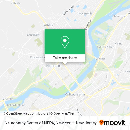 Neuropathy Center of NEPA map