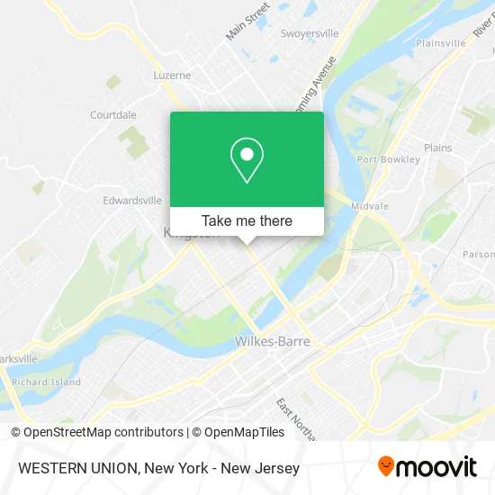 WESTERN UNION map