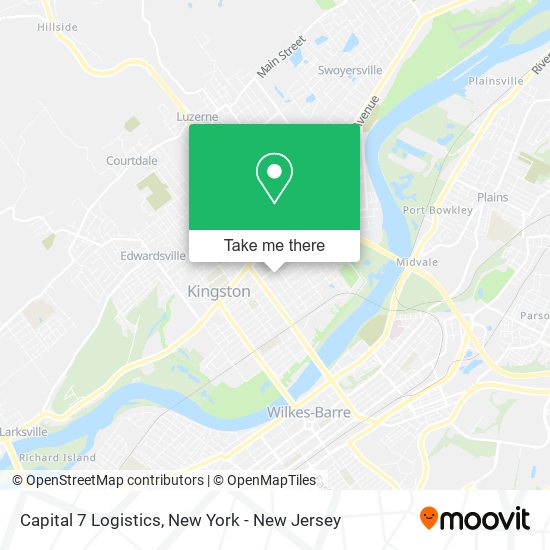 Capital 7 Logistics map