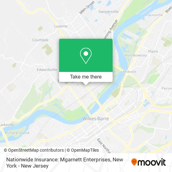 Nationwide Insurance: Mgarnett Enterprises map