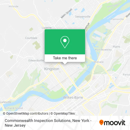 Commonwealth Inspection Solutions map