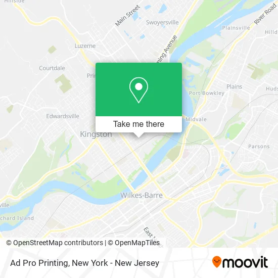 Ad Pro Printing map