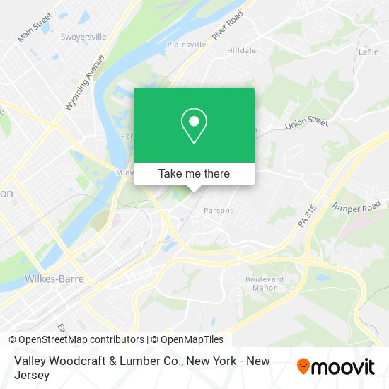 Mapa de Valley Woodcraft & Lumber Co.