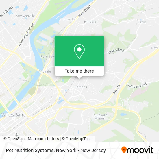 Pet Nutrition Systems map