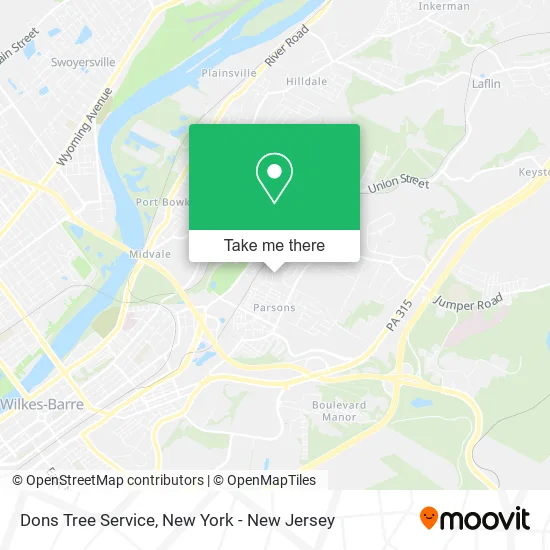 Dons Tree Service map