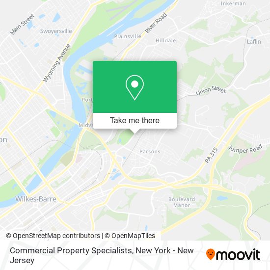 Commercial Property Specialists map