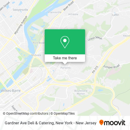 Mapa de Gardner Ave Deli & Catering