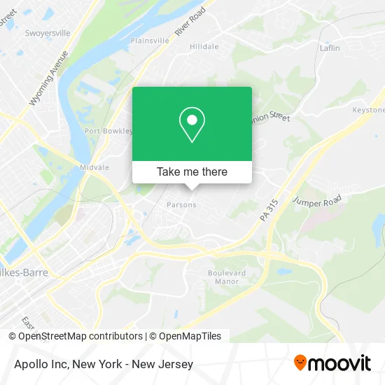 Apollo Inc map