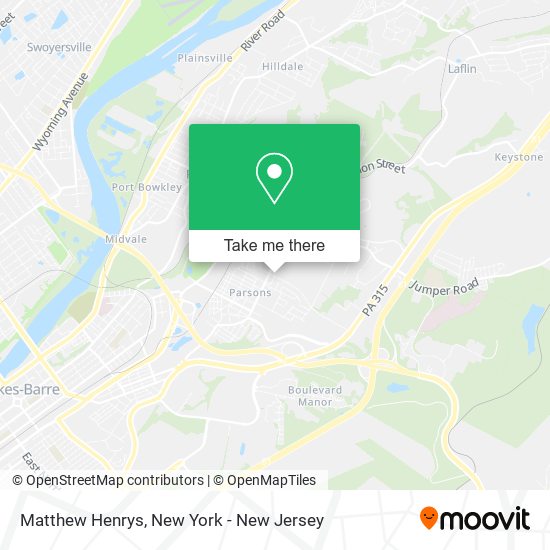 Mapa de Matthew Henrys