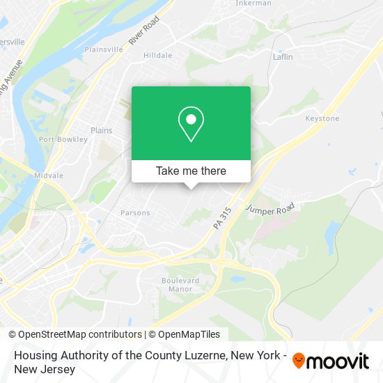 Mapa de Housing Authority of the County Luzerne