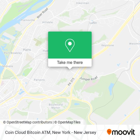 Coin Cloud Bitcoin ATM map