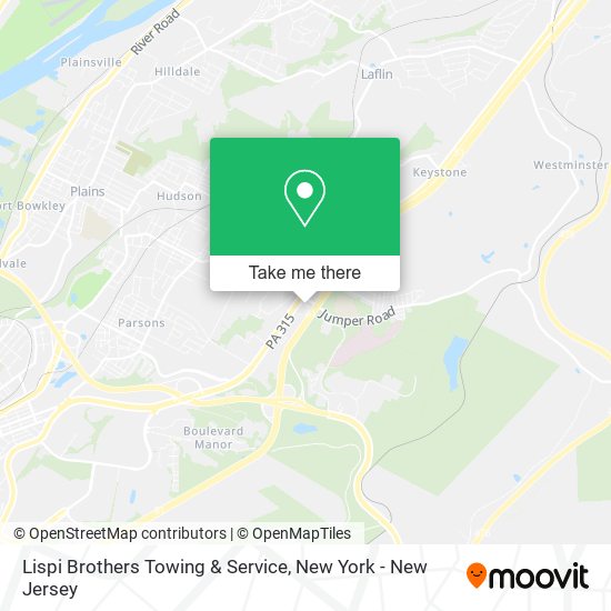 Mapa de Lispi Brothers Towing & Service