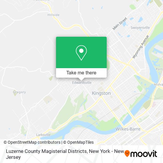 Luzerne County Magisterial Districts map