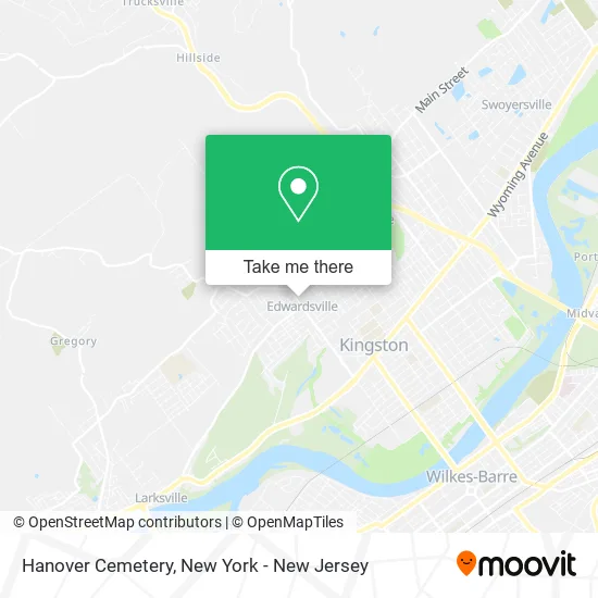 Hanover Cemetery map