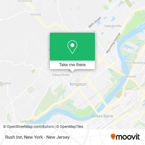 Rush Inn map