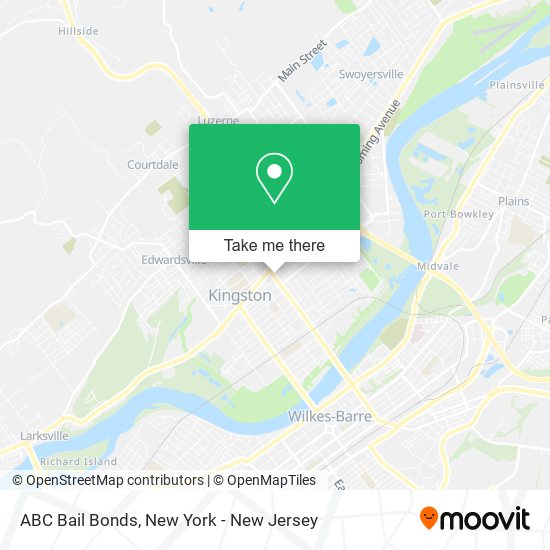 ABC Bail Bonds map