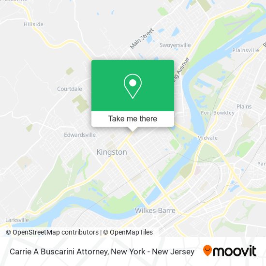 Carrie A Buscarini Attorney map