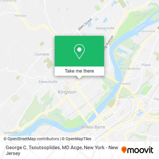 Mapa de George C. Tsoutsoplides, MD Acge