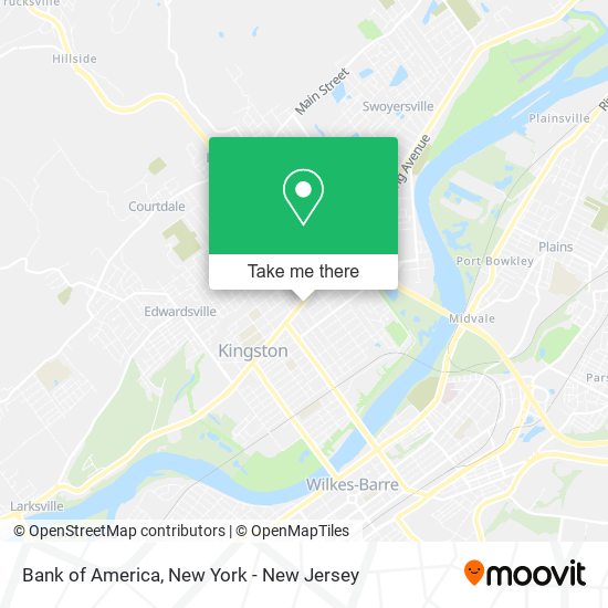 Mapa de Bank of America