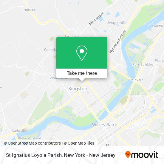 St Ignatius Loyola Parish map