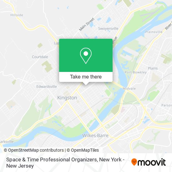 Space & Time Professional Organizers map