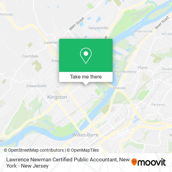 Mapa de Lawrence Newman Certified Public Accountant