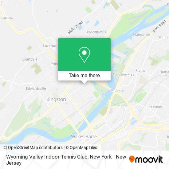Mapa de Wyoming Valley Indoor Tennis Club