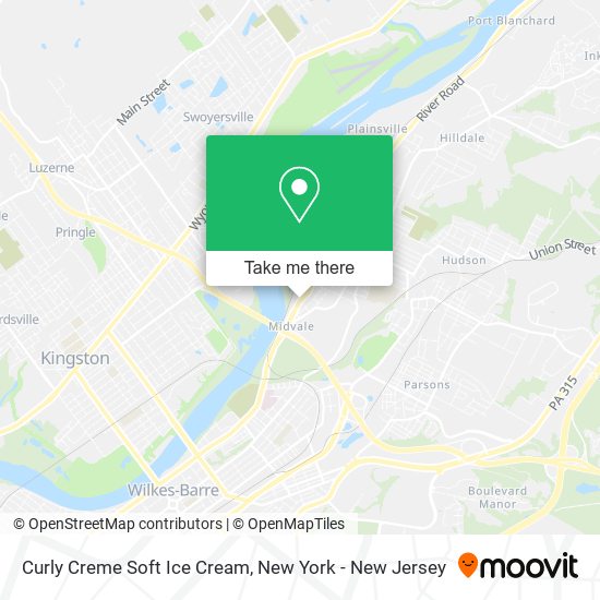 Curly Creme Soft Ice Cream map