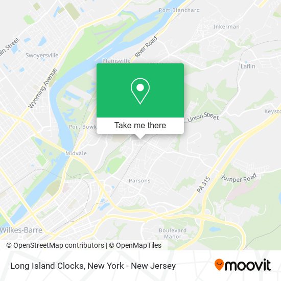 Mapa de Long Island Clocks