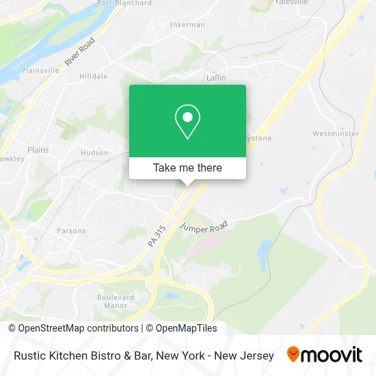 Rustic Kitchen Bistro & Bar map