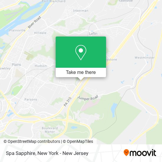Mapa de Spa Sapphire