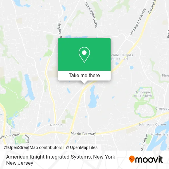 American Knight Integrated Systems map