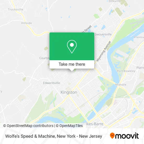 Wolfe's Speed & Machine map