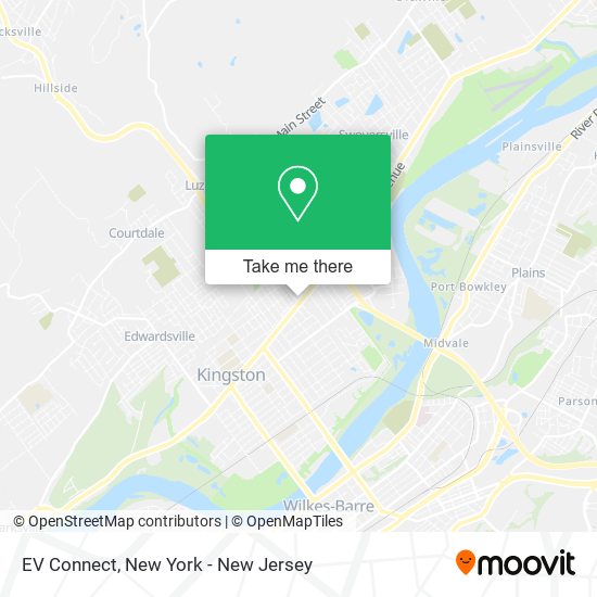 EV Connect map