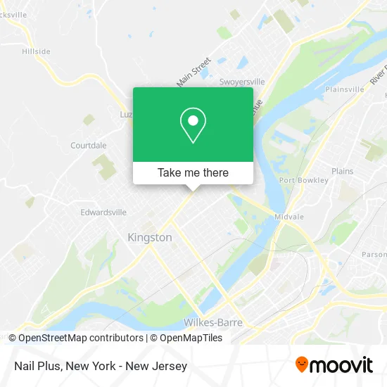 Nail Plus map