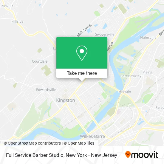 Full Service Barber Studio map
