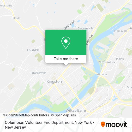 Columbian Volunteer Fire Department map