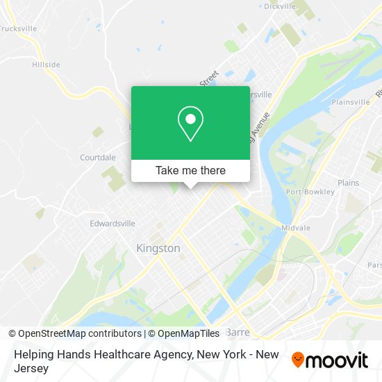 Helping Hands Healthcare Agency map